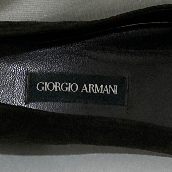 Giorgio Armani, Dark-Chocolate, Suede, Pump, Size 6 - Picture 8 of 8